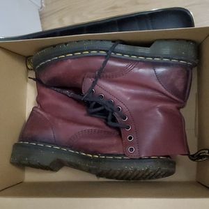 Dr Martin Pascal cheery red. Women size 7